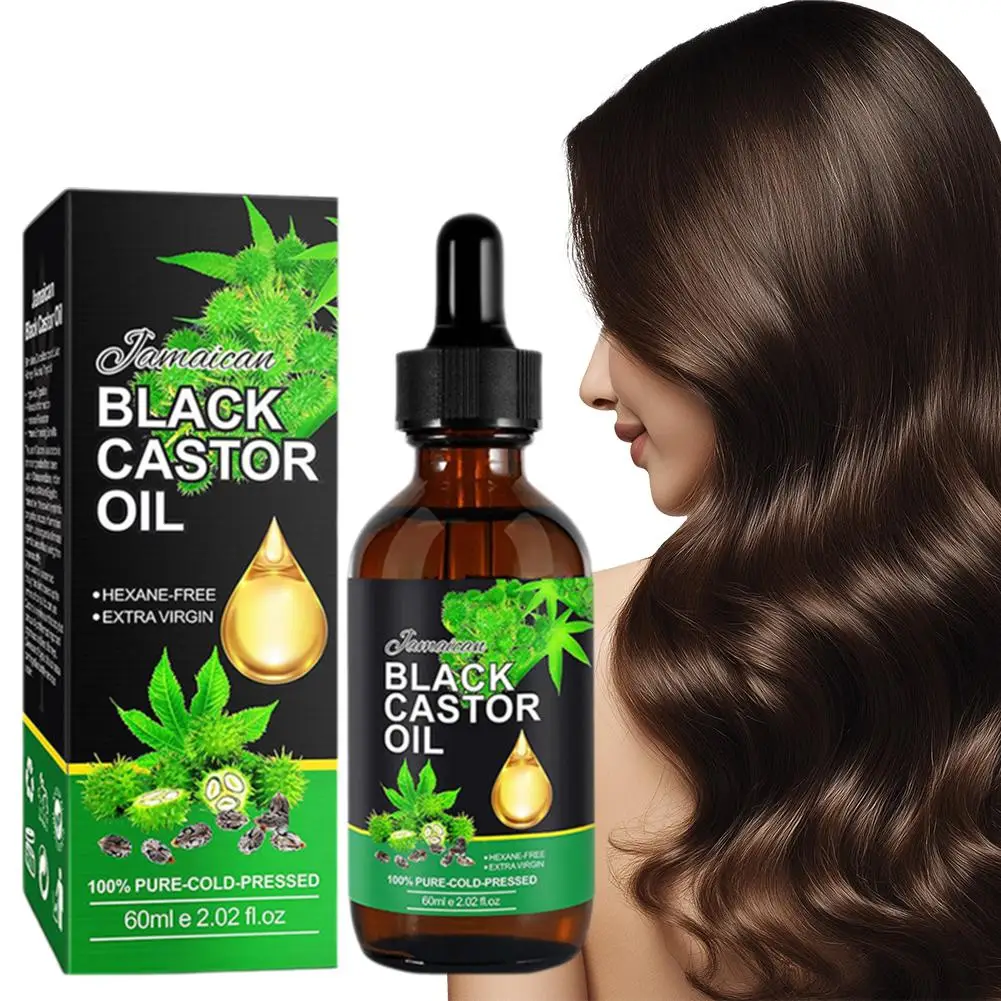 

60 мл черное касторовое масло, здоровое органическое касторовое масло, улучшает прочность линии волос, питает кожу тела, массаж волос, увлажняющий