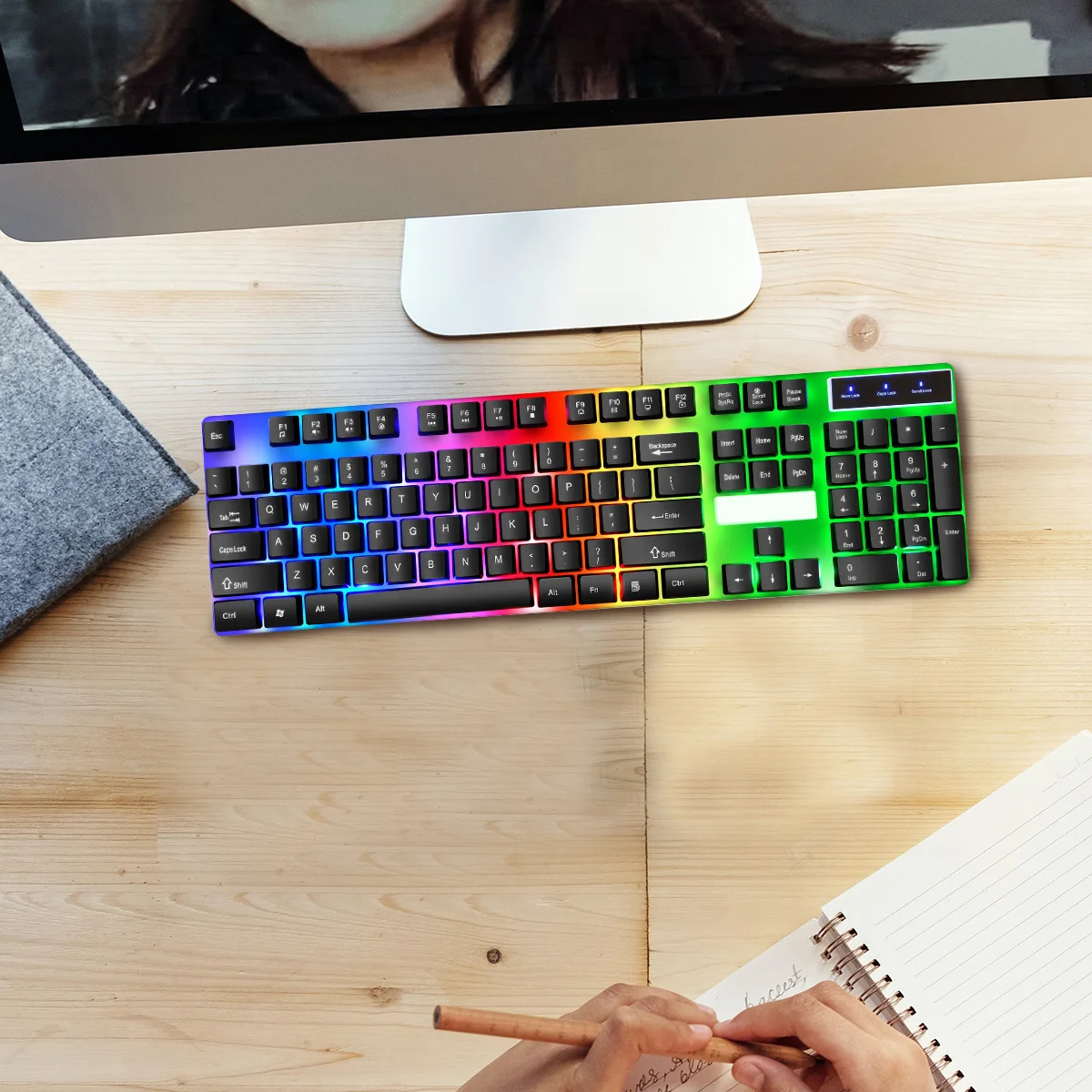 

Wired Gaming Keyboard Laptop Games Waterproof Computer Keyboards Accessories Mechanical Keyboard. Electronic