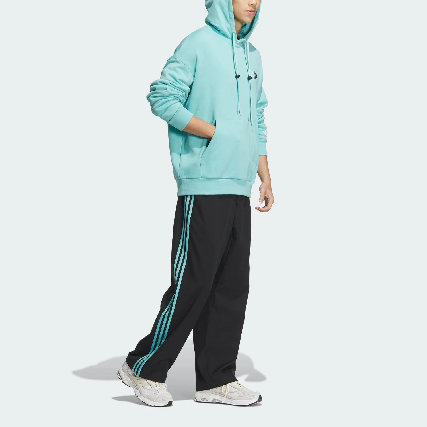 Adidas Originals Unisex Printed Casual Hooded Sweatshirt JE3475