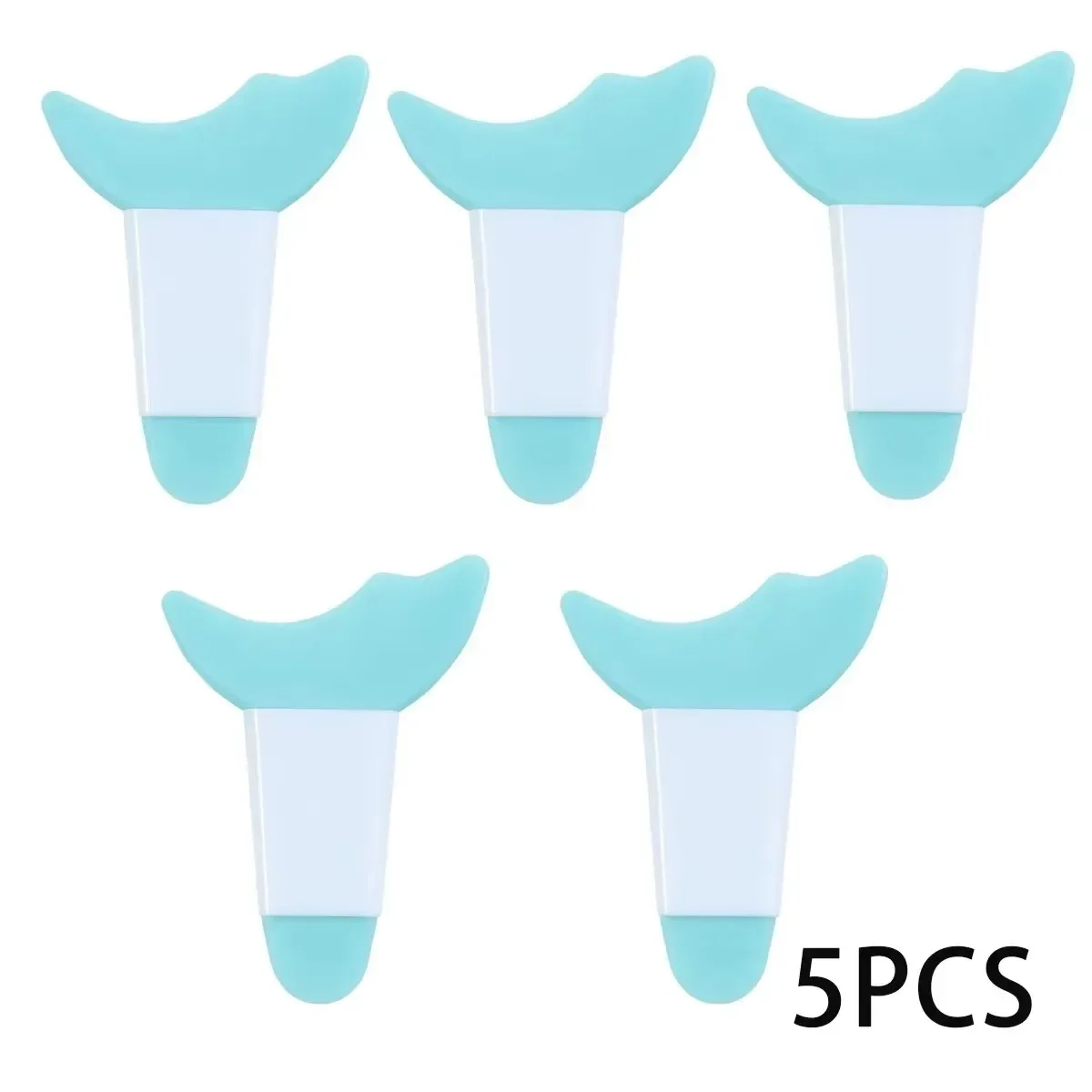 1Pcs/5Pcs Multifunctional Silicone Eye Makeup Helper Mascara Shield Eyeliner Stencil Reusable Eyeshadow Applicator Beauty Tool