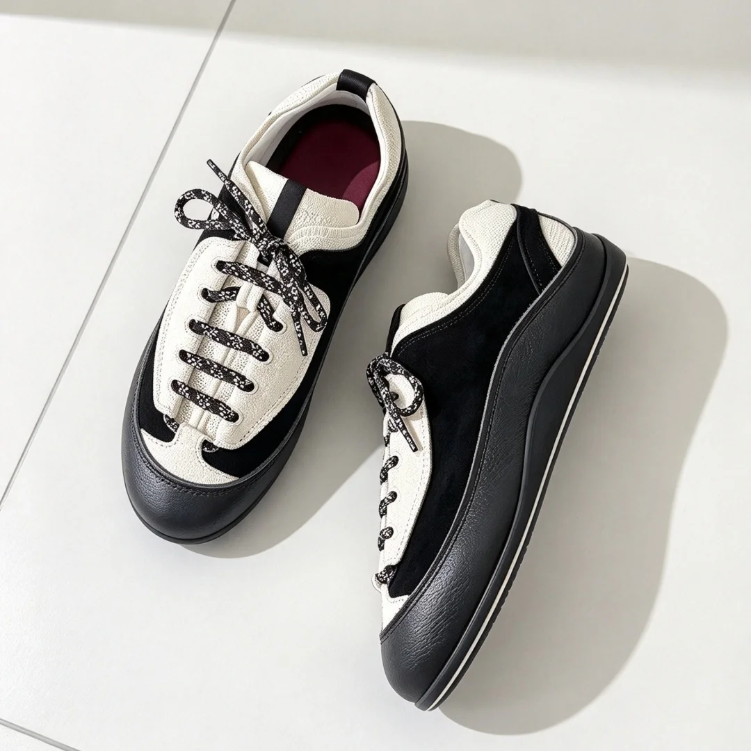 Luxury Brand Women's Outdoor Commuter Shoes Flat Casual Shoes Hiking Shoes Handcrafted Upper Premium Suede Minimalist Stylish