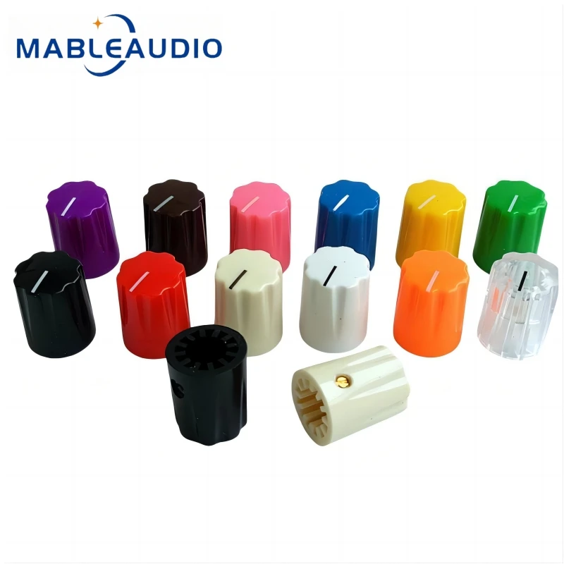 5 sztuk 13X16mm wzmacniacz gitarowy plastikowe kolorowe pokrętło HIFI regulacja głośności efektor pokrętło tonu