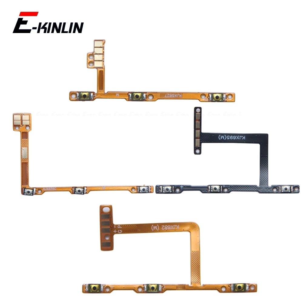 Switch Power ON OFF Key Mute Silent Volume Button Ribbon Flex Cable For infinix Note 7 Lite 8i 10 Pro NFC 11 11i 11s