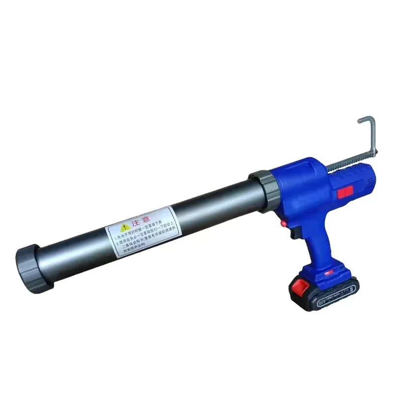 Cartuccia elettrica da 300 ml 600 ml e pistola per mastice sigillante per salsicce Pistola per calafataggio a batteria da 21 V con batterie al litio da 2 pezzi