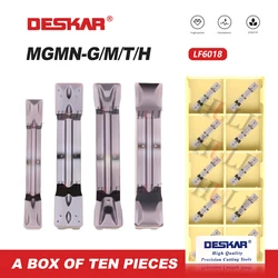 MGMN150/200/250/300/500-G H M T LF6018 DESKAR Original Machining Stainless Steel Material Numerical Control Lathe Slotting Tools