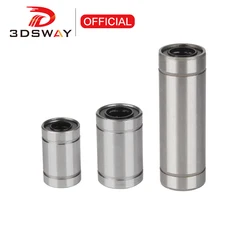 3DSWAY 2/4pcs LM6UU LM8UU LM8LUU Long Type 8mm Linear Ball Bearing Rods Rail Linear Shaft CNC Parts for CNC 3D Printer Parts