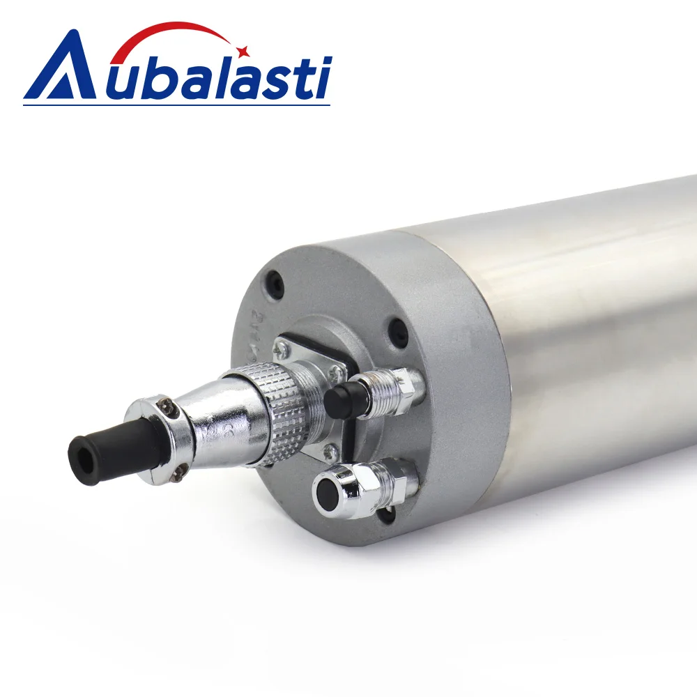 Aubalasti Water Cooled Spindle Motor GDZ-80 1.5KW 2.2KW ER11 ER16 ER20 Voltage 220V 380V 5A 8A for CNC Router Machine