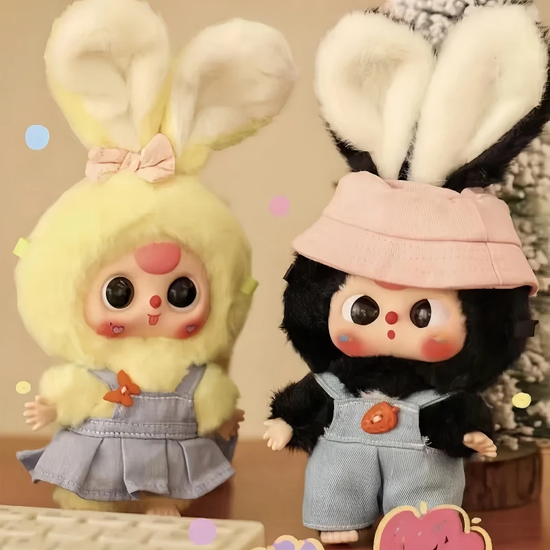 Genuine Baby Three Blind Box Macaron Cute Bunny Series Kawaii Plush Doll Bag Pendant Collection Toy Holiday Girls Kids Gift - Image 4