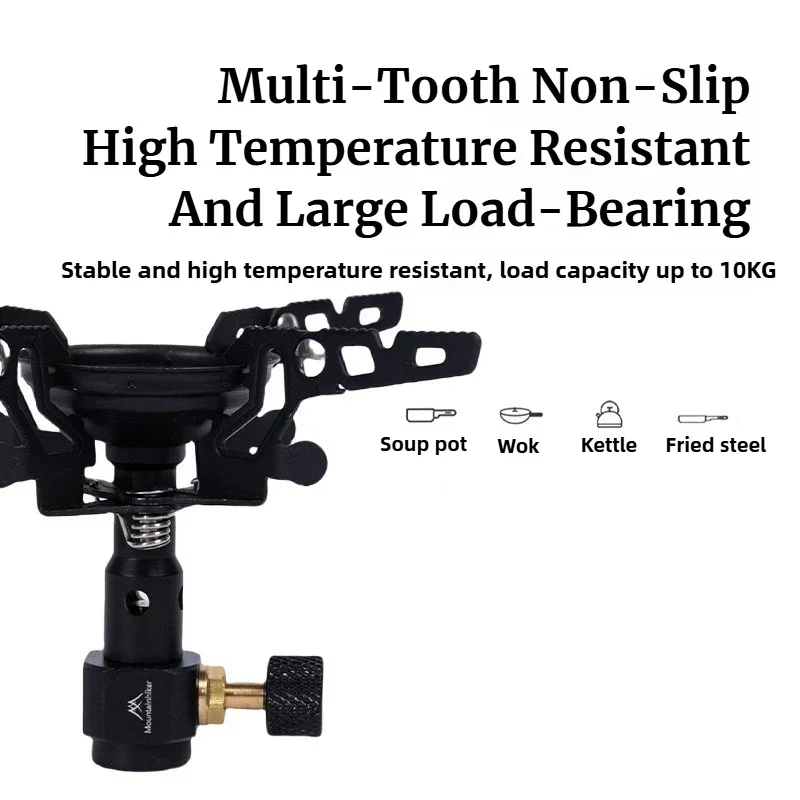 

MOUNTAINHIKER 3300W High Power Gas Stove Outdoor Camping Mini Gas Burner Adjustable Portable Hike Cooking Stove Survival Furnace