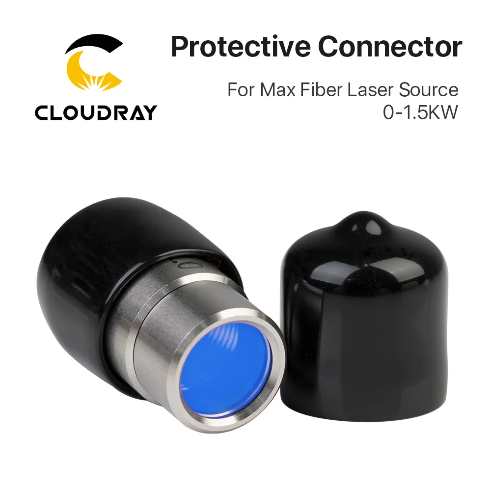 Cloudray Max 0-1.5KW Fiber Laser Source Output Protective Connector Lens Group for Max Fiber Laser Source