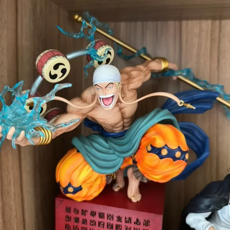 20cm One Piece Anime Figures Enel Pvc Figurine Action Figure Eneru Statue Doll Collectible Model Gifts Decoretion Toy