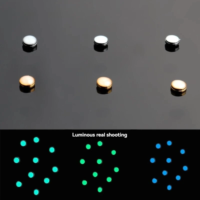 Watch Ceramic outer ring fluorescent particlesFor Rolex black blue and green water ghost bezel luminous beads Accessories