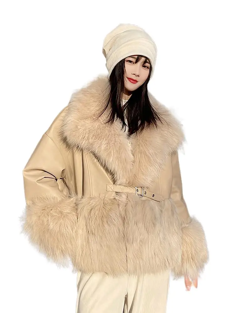 

2025 Women's Clothing Fashion Slimming Faux Fur Coat Winter New 1201