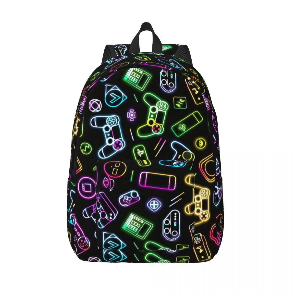 Video Game Gaming Controller Teenage Backpack Sports Student Business Daypack for Men Women Laptop Computer Shoulder Bag