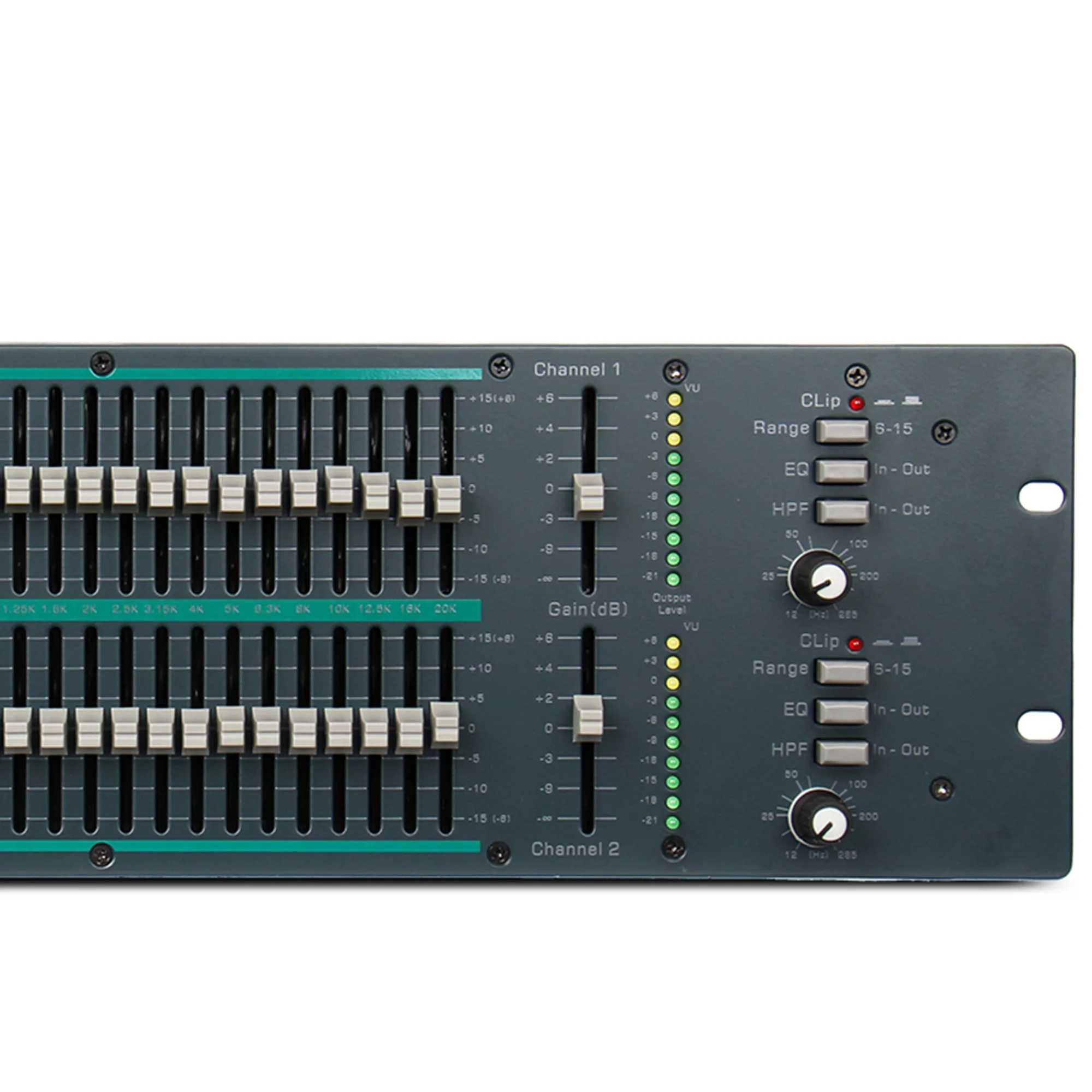 Paulkitson GQX3102 Audio Equalizer 2 Channe Dual 31 Band Stereo Equaliser EQ Profesional Equalizador Recording Studio Equipment