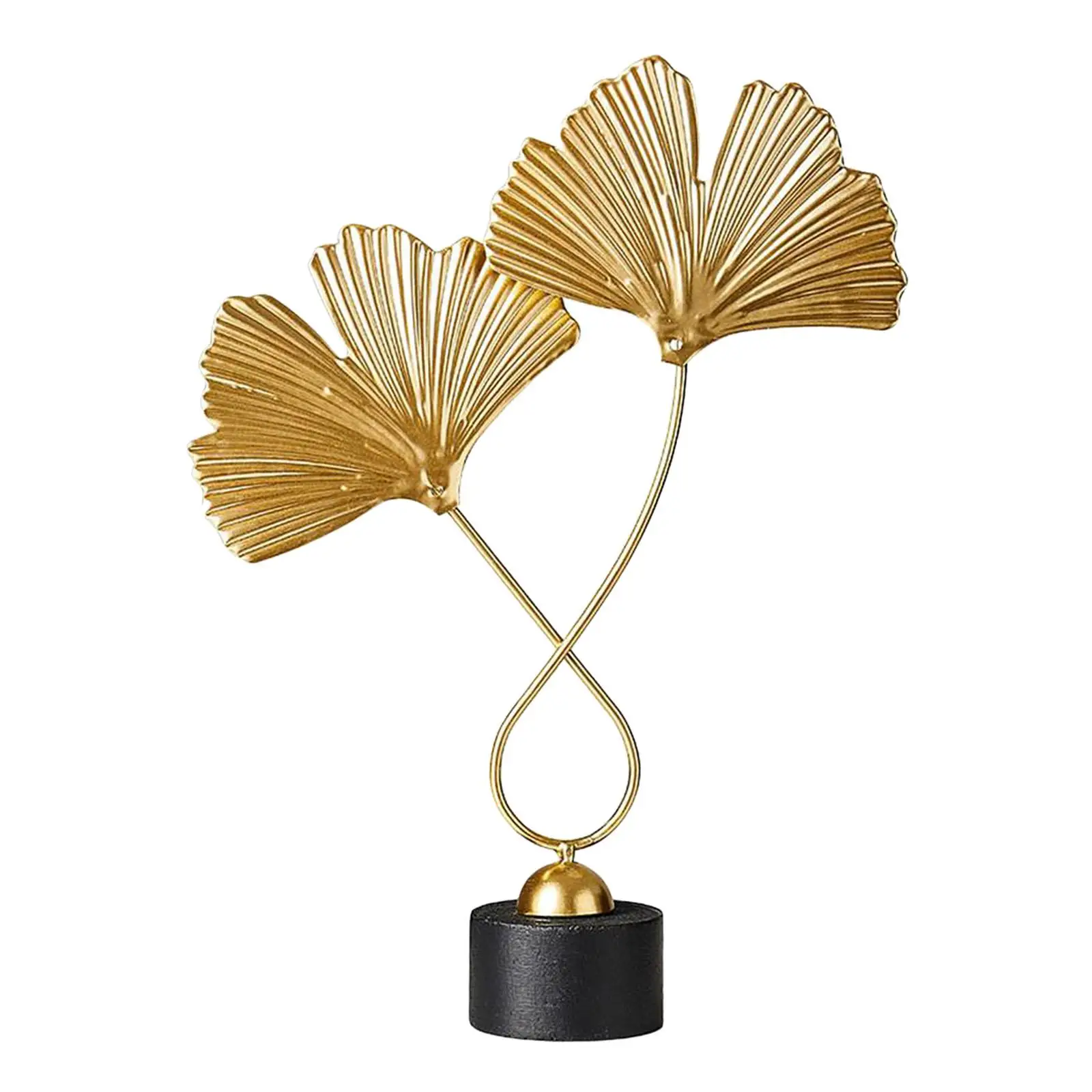 Wooden Leaf Sculpture Ornament Figurine Statue Decoration Adornment