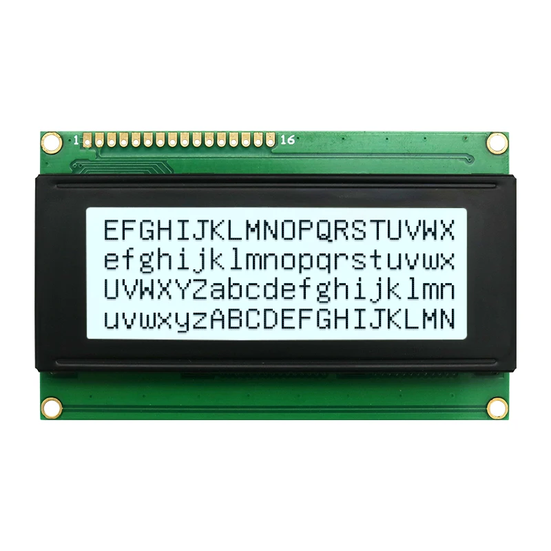 Modulo caratteri LCD2004 20x4 Schermo blu verde 2004A per modulo adattatore interfaccia seriale Arduino