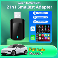 For Tesla Model Y Android Auto Wireless WiFi Fast Connect Smart Dongle Fota Upgraded Wireless Carplay Adapter Car Accessories