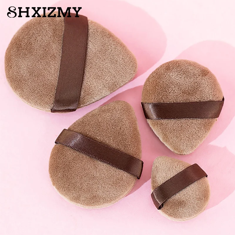 Powder Puff Drop Shape Cosmetic Puff Soft Makeup Sponge For Face Eye Contouring Washable Crystal Velvet Puffs Makeup Accessories