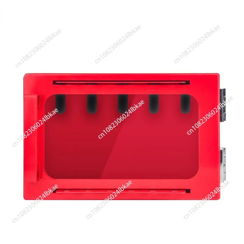 Industrial safety locks, wall-mounted safety lock management box transparent visualization