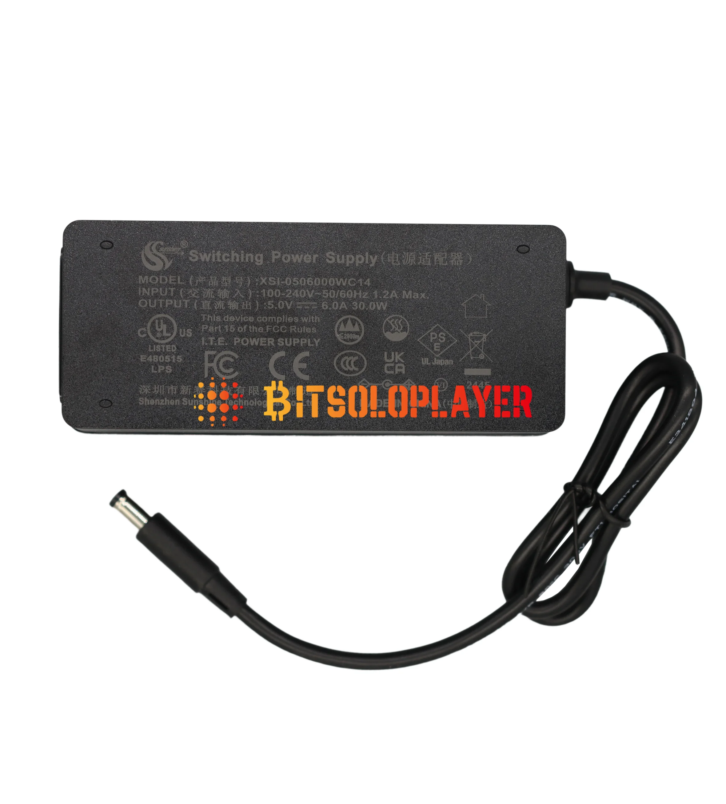 Bitaxe 5V 6A 30W DC-Netzteil, geeignet für Bitaxe Max, Ultra, Supra, Gamma, Nerdaxe-Netzteil