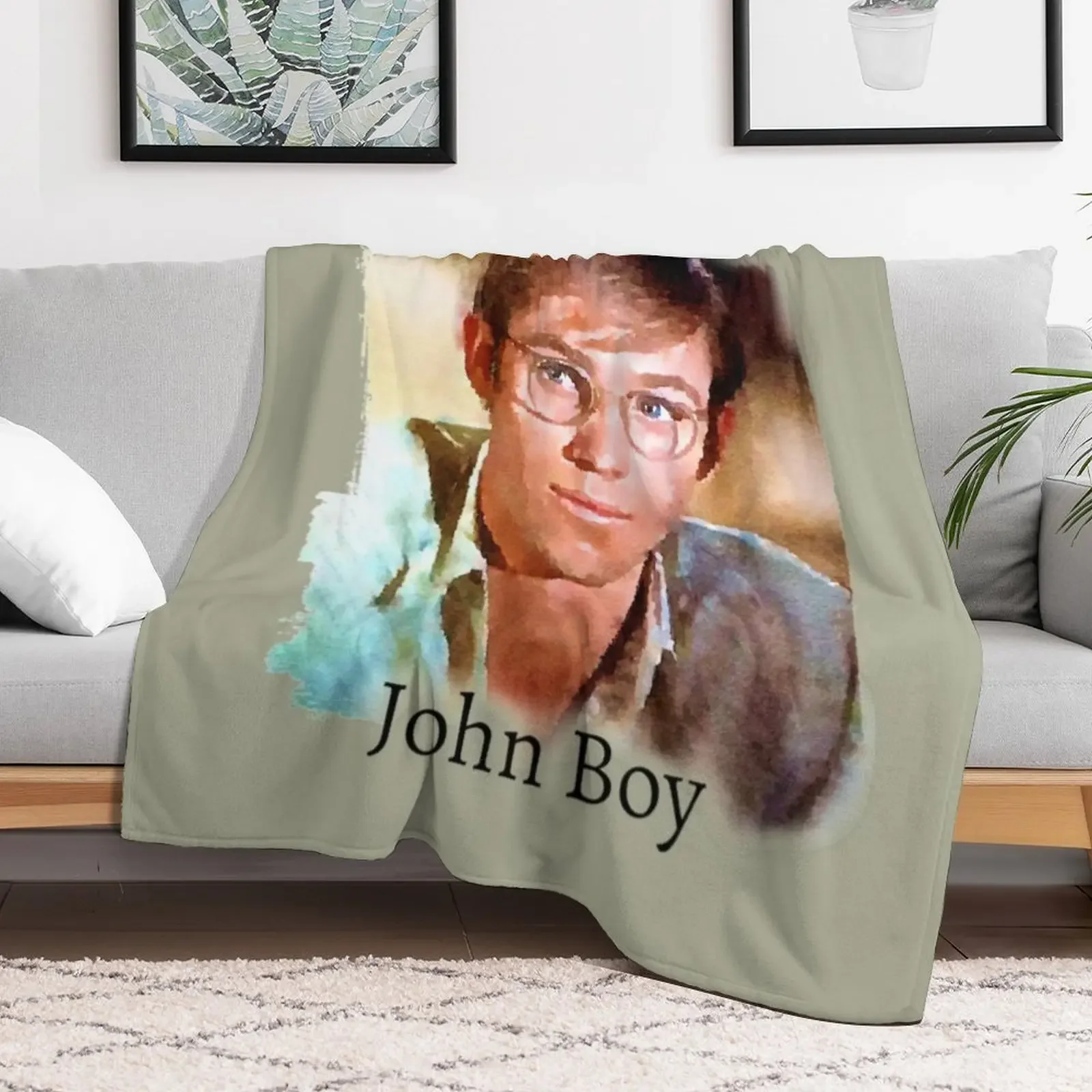 John Boy Walton Throw Blanket Furry Thins Beautifuls Winter beds Blankets