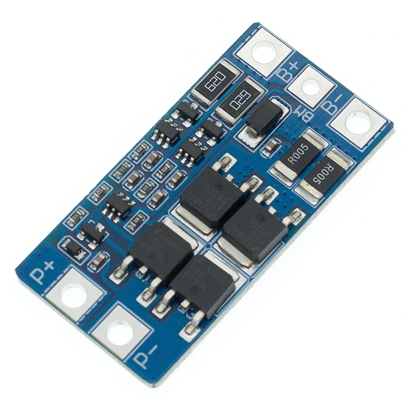 2PCS HX-2S-JH20 BMS 2S 10A 7.4V 18650 Lithium Battery Protection Board 8.4V Balanced Function Overcharged Protection