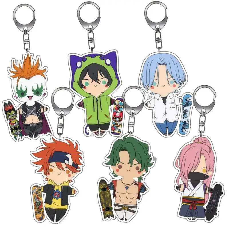 

Акриловый брелок для ключей Sk8 The Infinity Shadow Miya Snow Reki Cherry Blossom, аниме-аксессуар, подвеска для рюкзака, акриловое кольцо для ключей