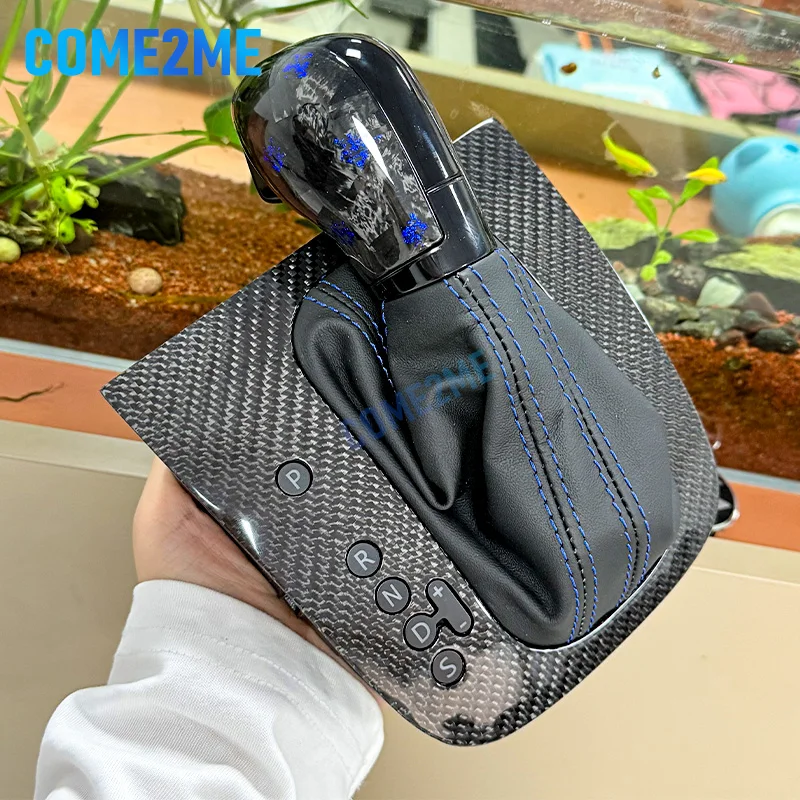 DSG shift lever with dust cover handle for VW  Golf 6 MK6 G TI GLI J Etta MK5 5KD 713 203A model, truly forged carbon