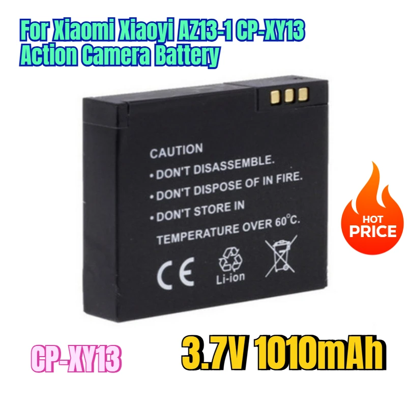 3,7 V 1010 mAh para batería de cámara de acción Xiaomi Xiaoyi AZ13-1 CP-XY13