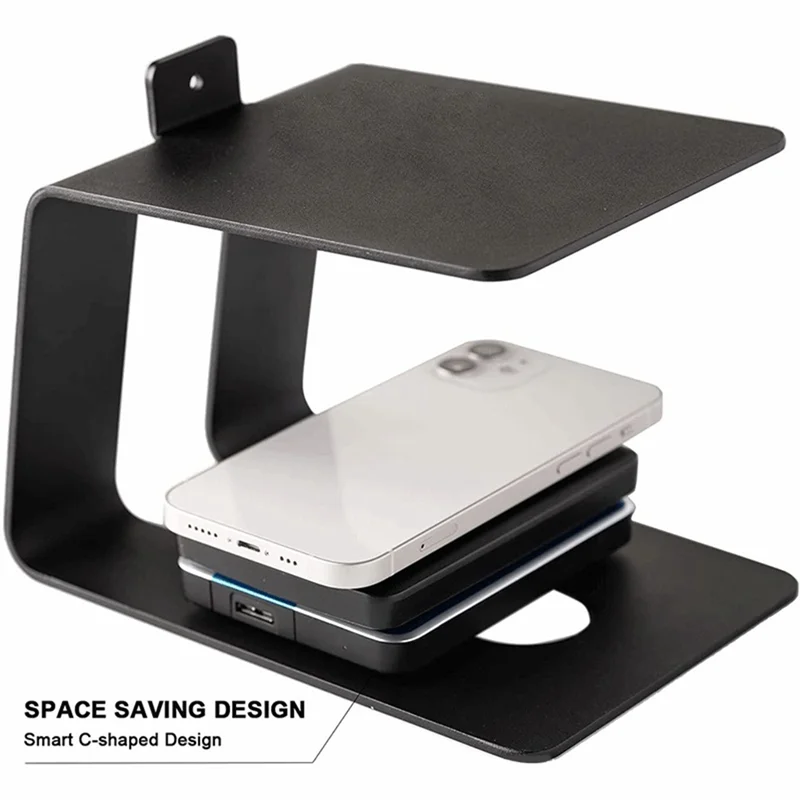 

1 PCS Anti-Vibration Tabletop Holder Bracket In-Cline Design Desktop Speaker Stand For Better Audio Experience