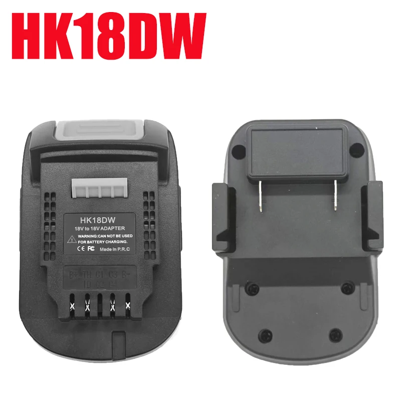 

HK18DW Battery Adapter Converter for Hikoki/Hitachi 18V Li-ion Batteries Converted To for DL 18/20V Li-ion Battery Power Tools