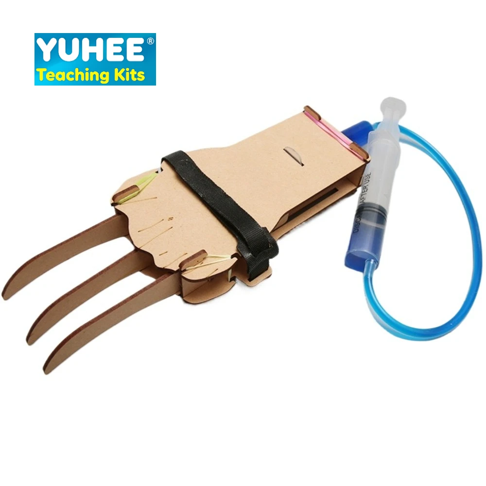 

DIY Hydraulic Gulo Gulo Claw Kit Kids Science Toy Mechanical Hand Assembly Craft Set Educational STEM Invention Project