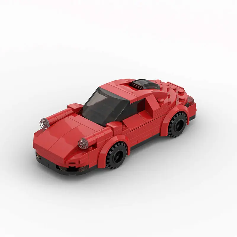 

MOC Red Sports Cars Building Blocks Bricks DIY Sets Gifts Toys For Boys & Girls & Adults 141PCS