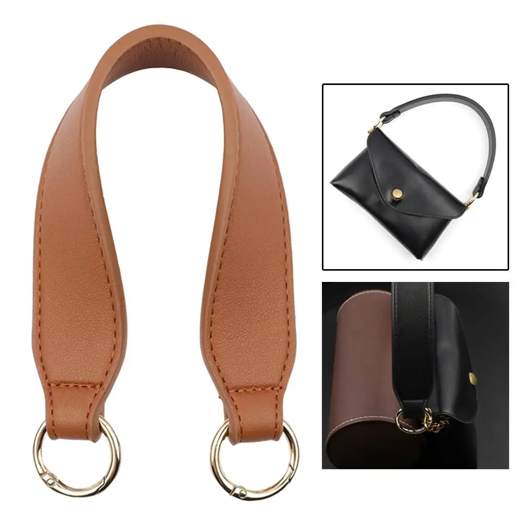 PU Leather Bag Strap Detachable Handbag Handle Holder Handmade Repair Belt