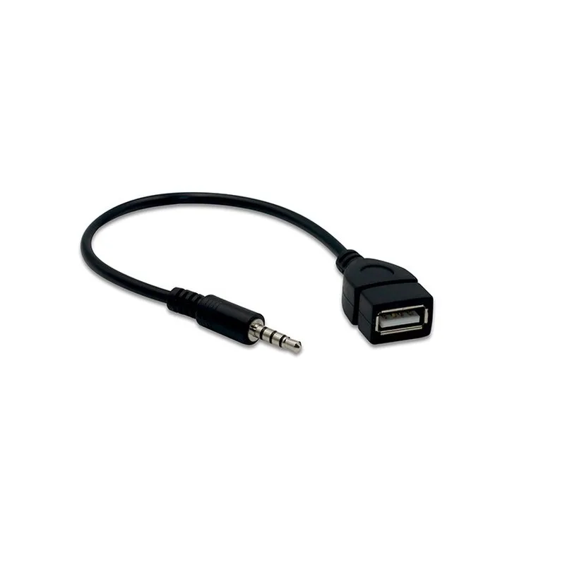 Car Aux Audio Cable To USB Usb To 3.5mm Car Audio Cable OTG Car 3.5mm Adapter Cable Car Conversion Cable