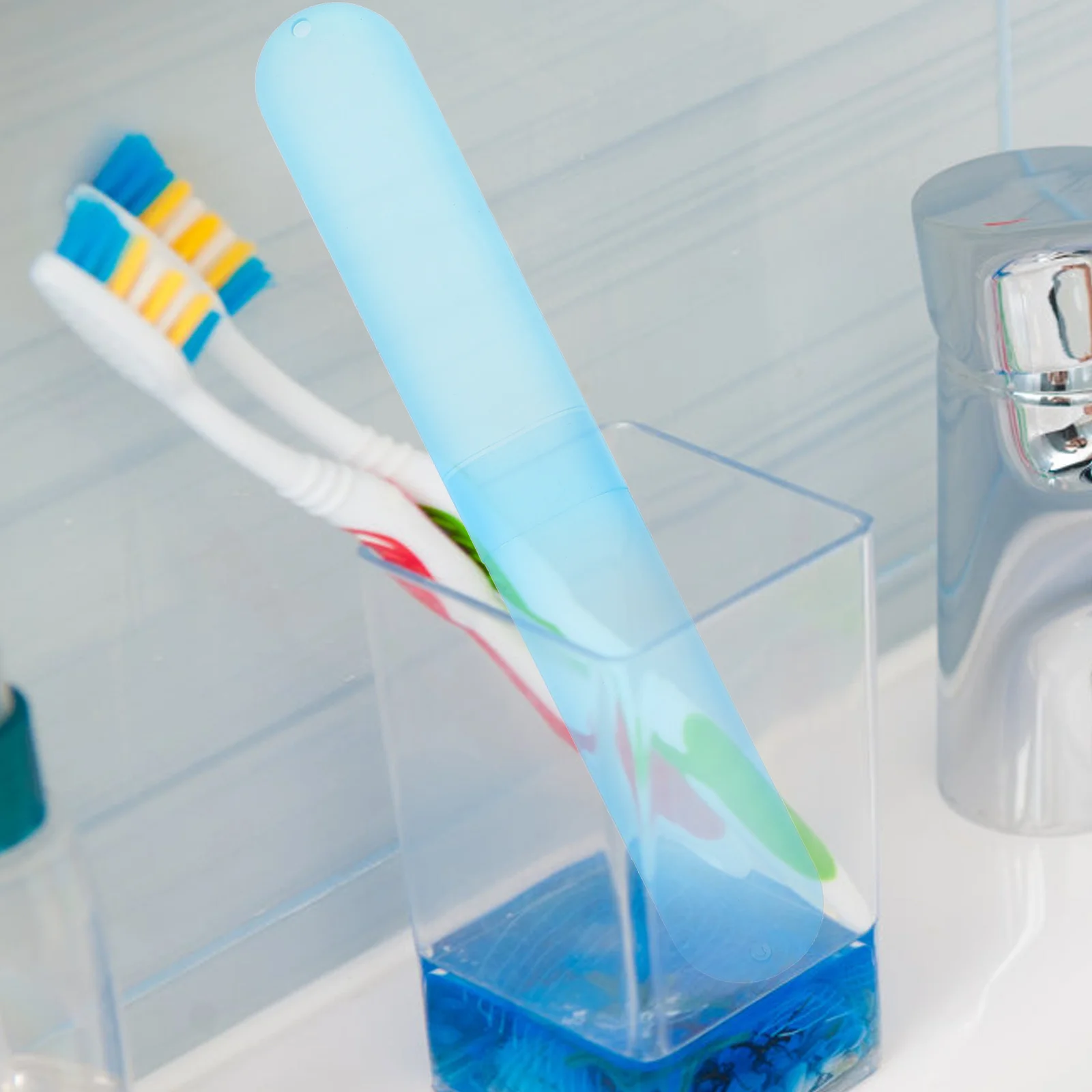 

14Pcs Toothbrush Case Travel Friendly Compact Lightweight Design Prevents Dirt and Water Leakage Plastic Toothbrush Cover for on