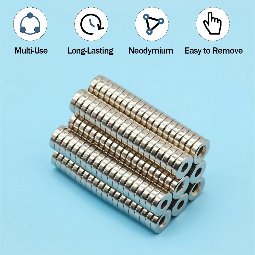 Powerful NdFeB Magnet 10x3mm Cylinder Mini Portable Sticky Firmly For Lamp Installation Door Gap Buffer Craft Decoration (111)