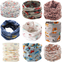 2024 New Spring Autumn Children Scarf Fashion Kids Child Cotton Scarf Boys Girls O Ring Scarf Children Collar Child Neck Scarf