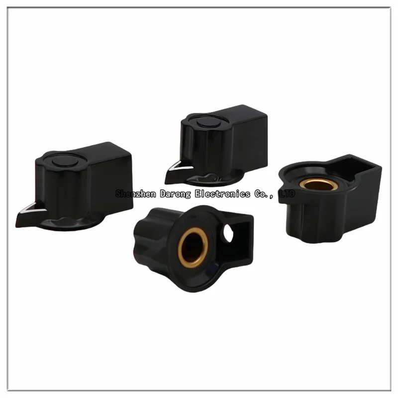 30×19×14MM chicken beak shaped plastic knob cap, electric guitar knob cap, volume potentiometer adjustment cap, round hole, 6.4