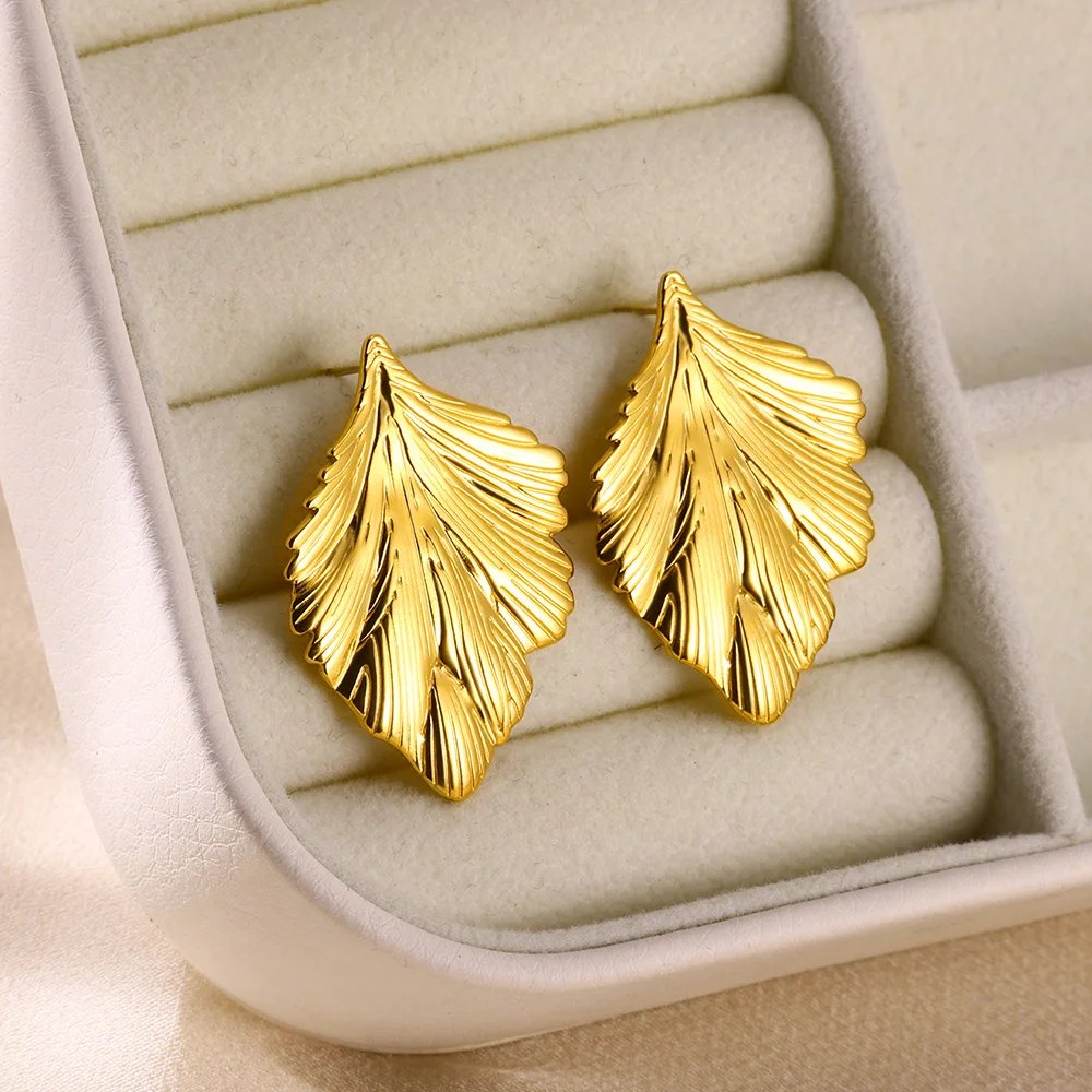 Heart Earings Sun Earring Conch Stainless Steel Earrings For Women Earrings Flower Aretes Love Piercing Jewelry Christmas Gifts