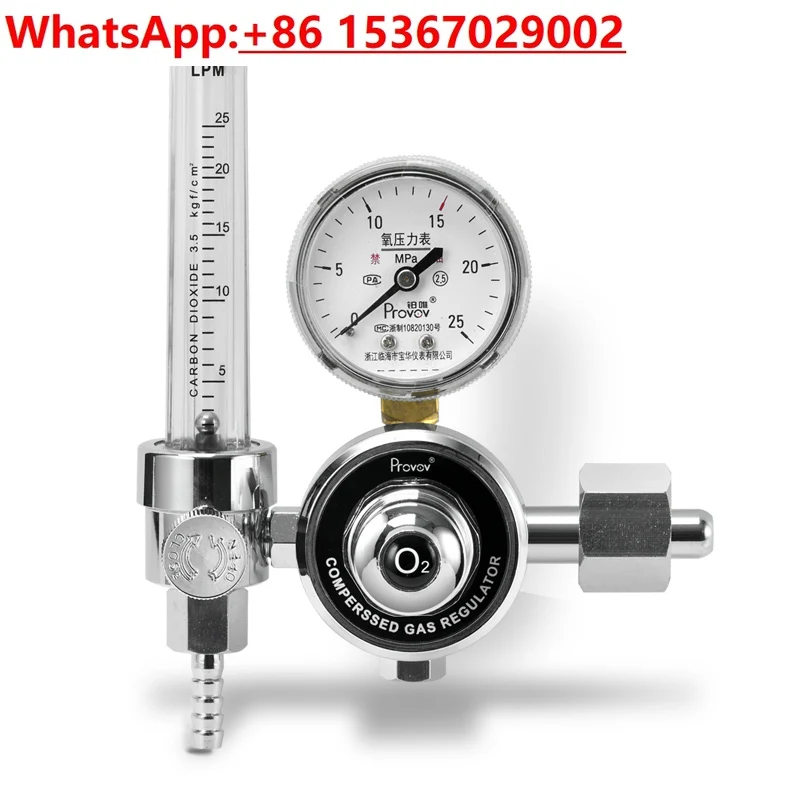 

Premium products Oxygen pressure reducing valve YQY-731L flowmeter pressure reducing cylinder pressure gauge 1 liter 1.5 liter