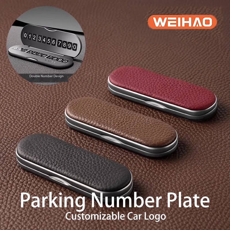 

Accessories Car Phone Holder Interior Phone Mat Tesla Model Y 2023 Temporary Parking Card Phone Number Car Tools Plate