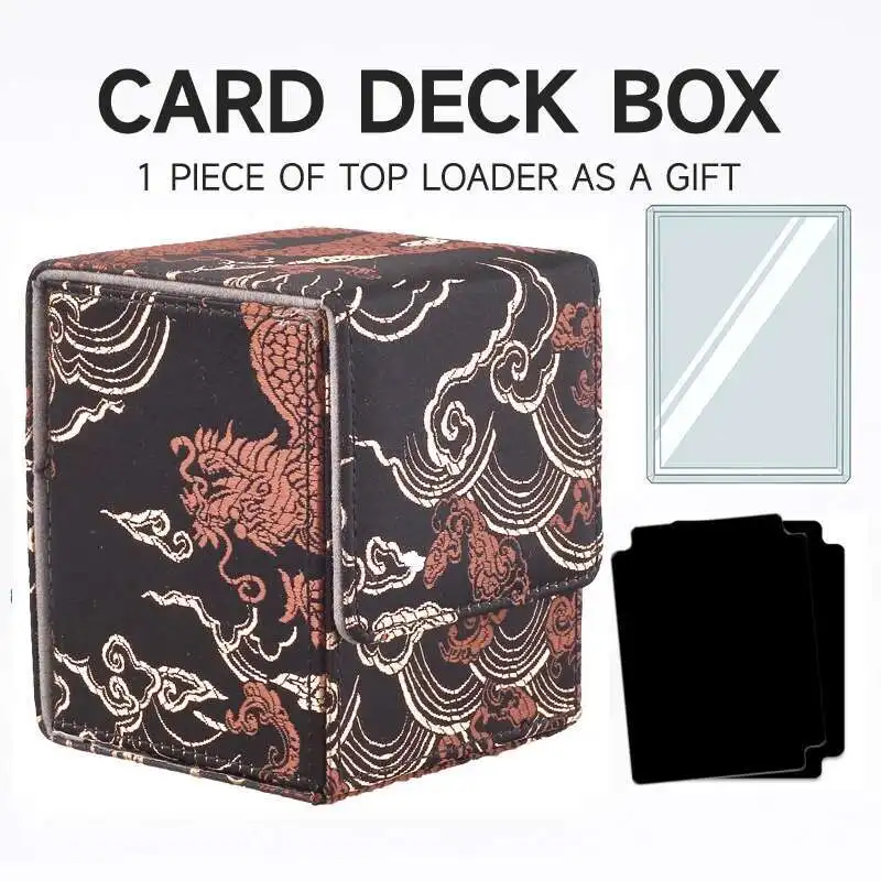 100 + Trading Card Deck Box Aufbewahrungshalter Organizer Kartenetui Sammlerstück Spielkartenetuis Protektoren Behälter