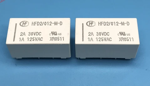 10pcs/Lot HFD2-012-M  HFD2-012-M-D HFD2/012-M-D Relay  12V