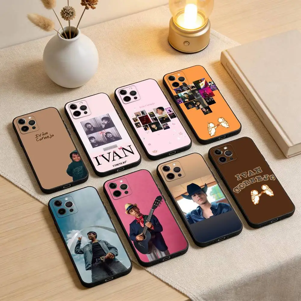 

I-Ivan-Cornejo-Rapper Phone Case For iPhone 17,16,15,14,13,12,11 Plus,Pro Max,XS,Soft Silicone Black Cover
