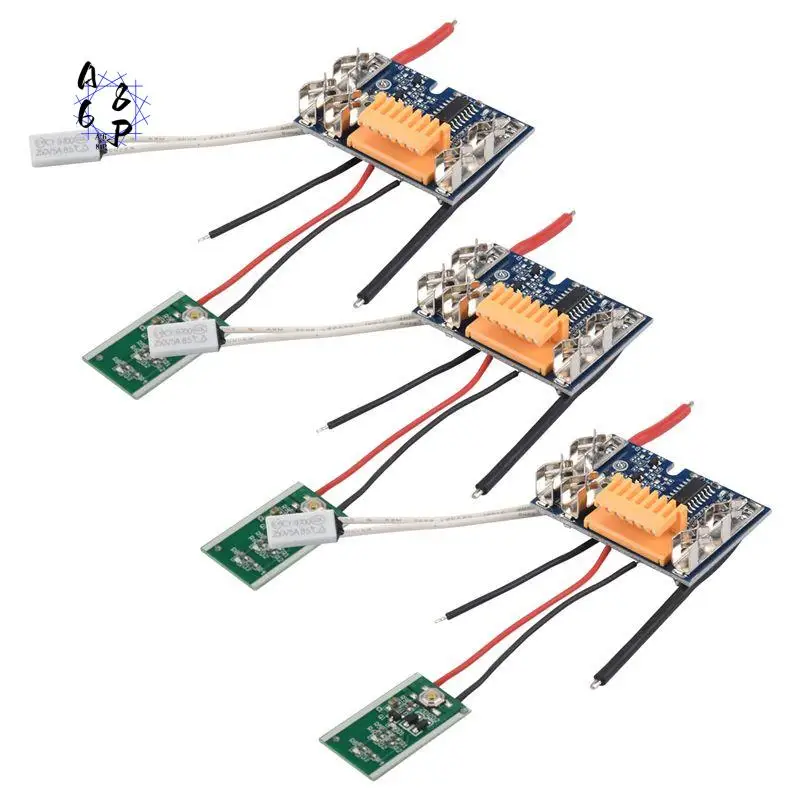 

A68P-3Pcs BL1830 Li- Battery PCB Charging Protection Circuit Board For 18V 1.5Ah 3Ah 6Ah 9Ah BL1815 BL1845 BL1860