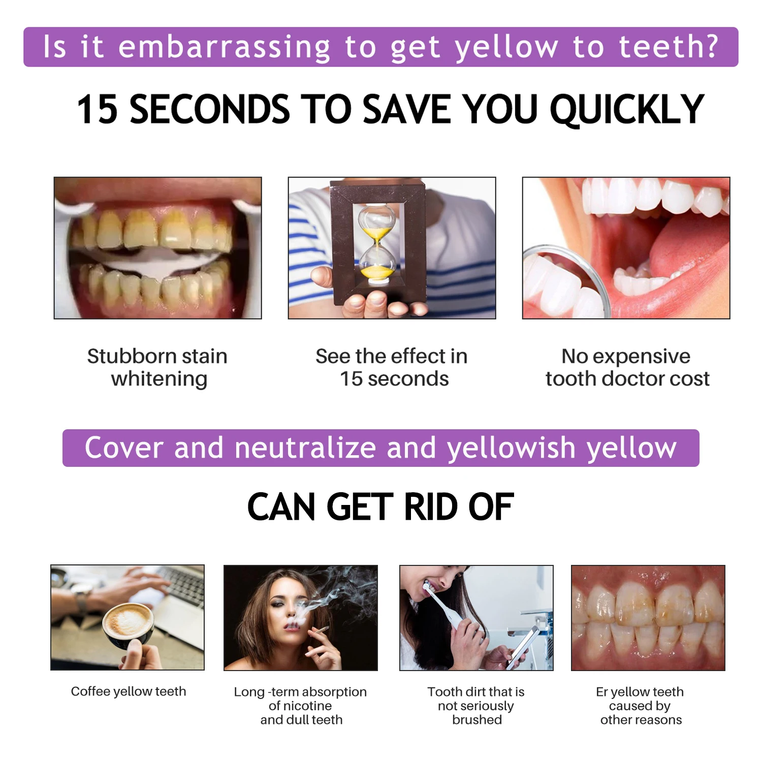 Produkt do wybielania zębów skutecznie usuwa dym z żółtych zębów odplamiacz higiena jamy ustnej czyszczenia świeży oddech płytki nazębnej