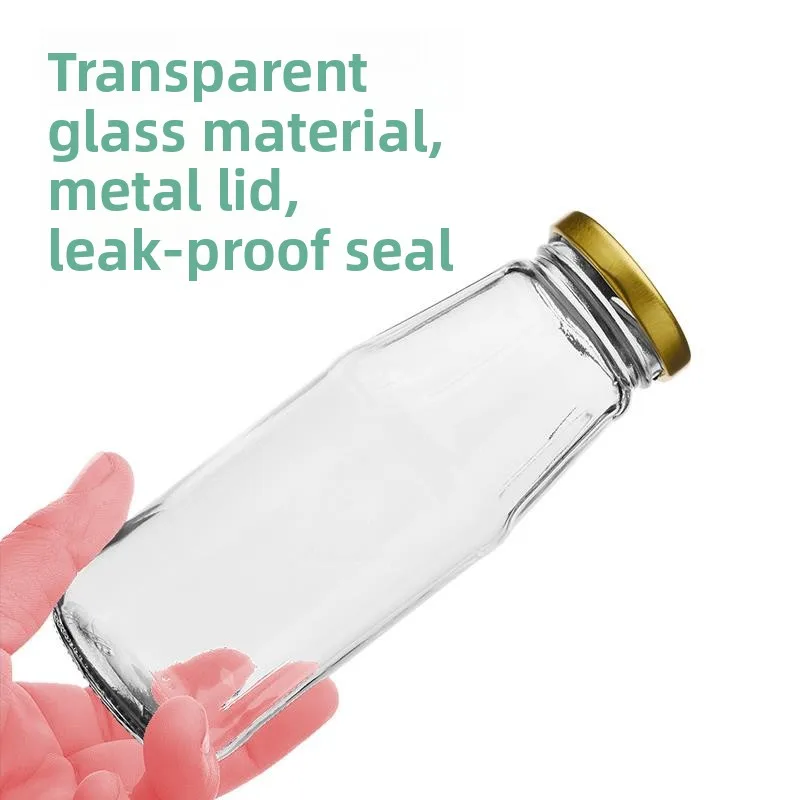 

Термостойкая утолщенная стеклянная бутылка для молока 200 мл, контейнер для хранения йогурта, сока, напитков, пудинга, цилиндрической формы