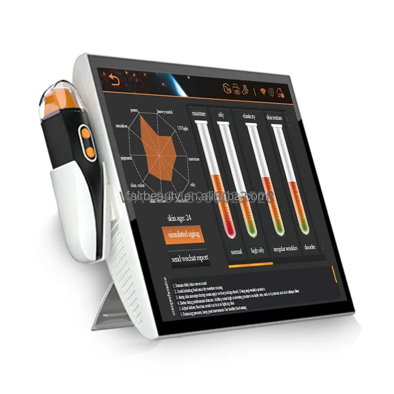 Desktop HD 3D Analyzer With UV, PL, RGB 3‑Light Source For Home‑Use And Spa